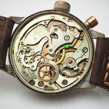Thumbnail von Hanhart Vintage Monopusher Eindrücker Chronograph WW2 Cal.40/50 </h1>