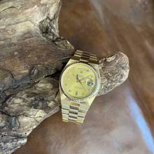 Thumbnail von Rolex Day-Date Oysterquartz 18K - Ref. 19018 - FULL SET 1983 LC100 </h1>