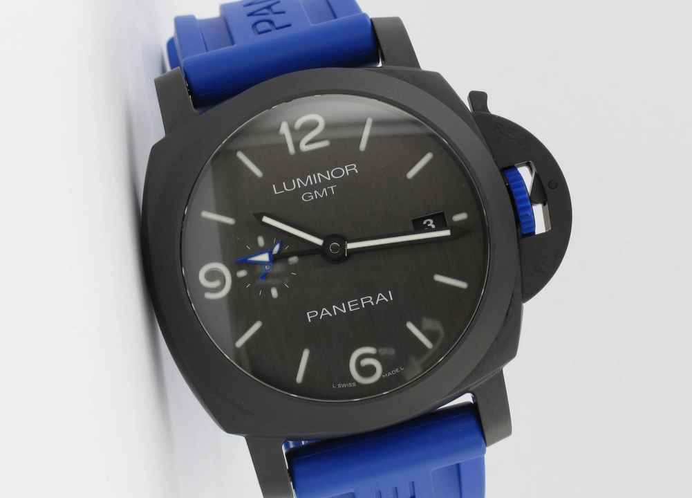  Panerai Luminor Base GMT Bucherer Blue Limited Edition 288 Pieces 