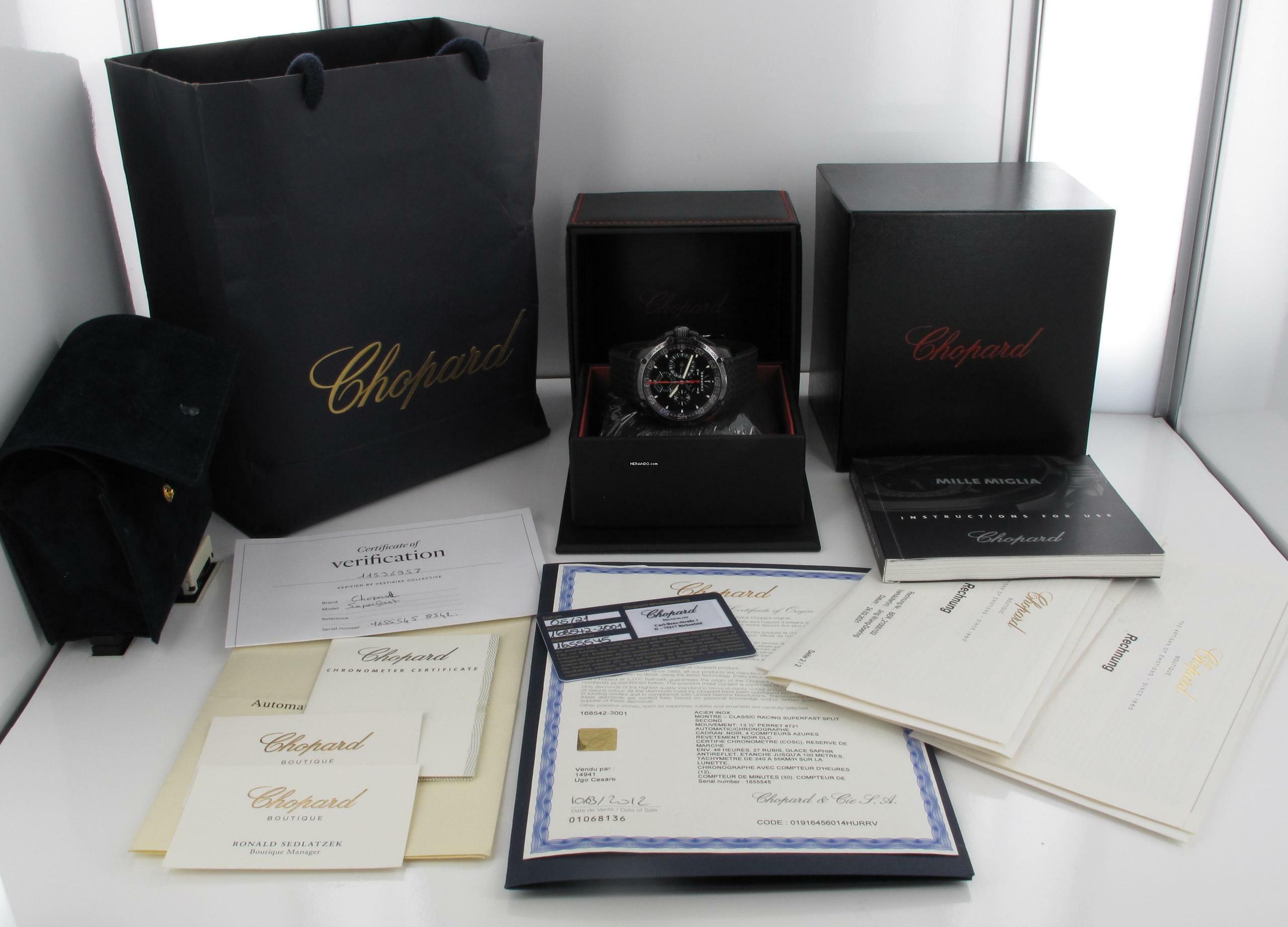 Thumbnail von Chopard Superfast Split Second Superfast Chopard Service 05/2021