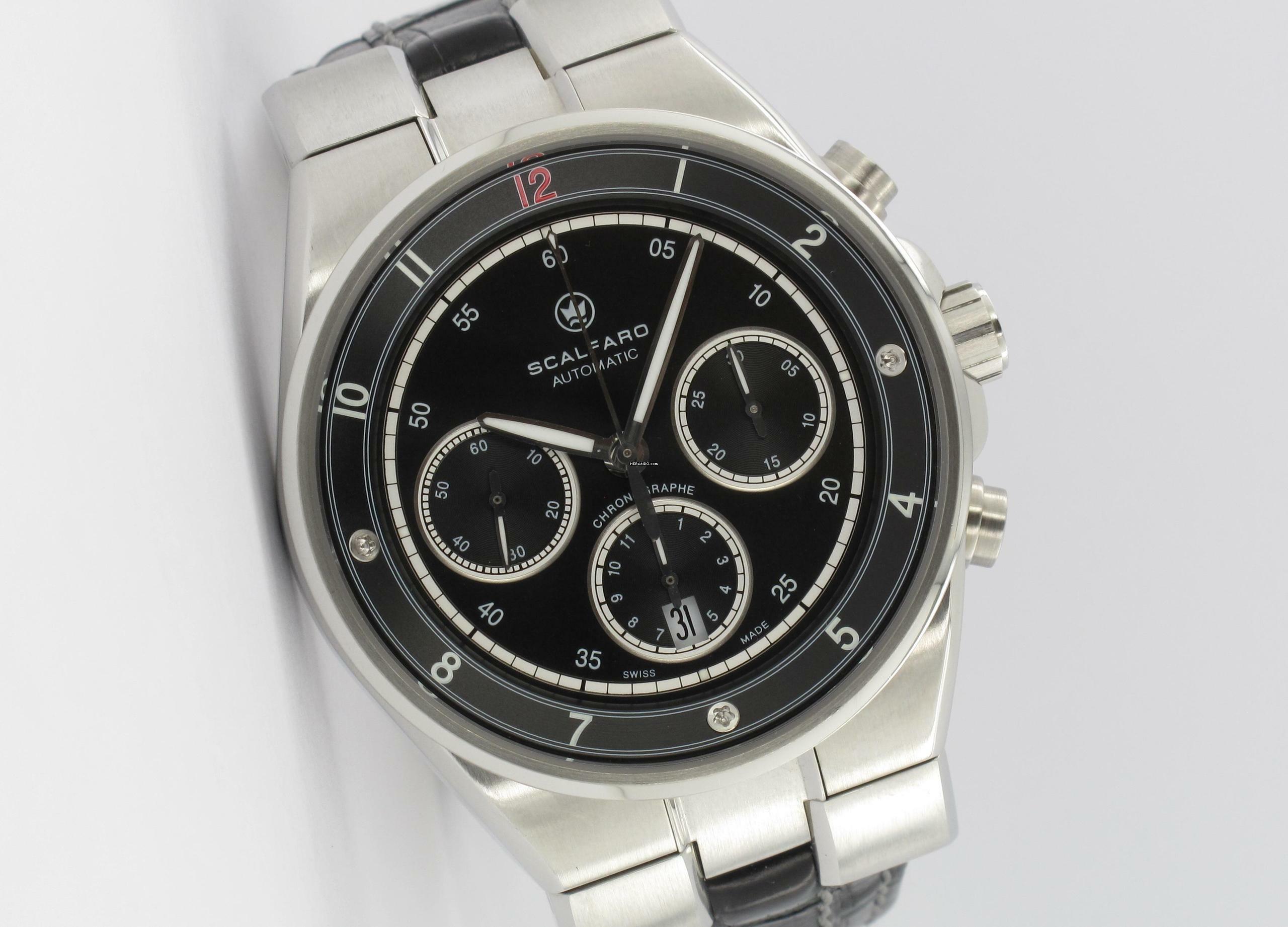  Scalfaro A06A.04 Automatik Stahl Sehr gut 