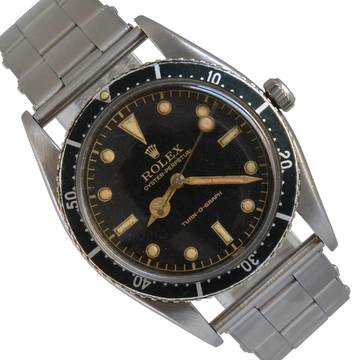  Rolex Turn-O-Graph Turn-O-Graph 6202 Tropical galvanic glossy gilt dial Full Set TOP Condition 1953’s  