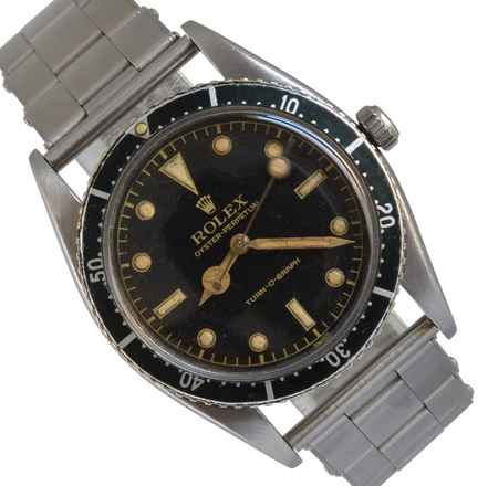  Rolex Turn-O-Graph Turn-O-Graph 6202 Tropical galvanic glossy gilt dial Full Set TOP Condition 1953’s  