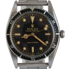 Thumbnail von Rolex Turn-O-Graph Turn-O-Graph 6202 Tropical galvanic glossy gilt dial Full Set TOP Condition 1953’s