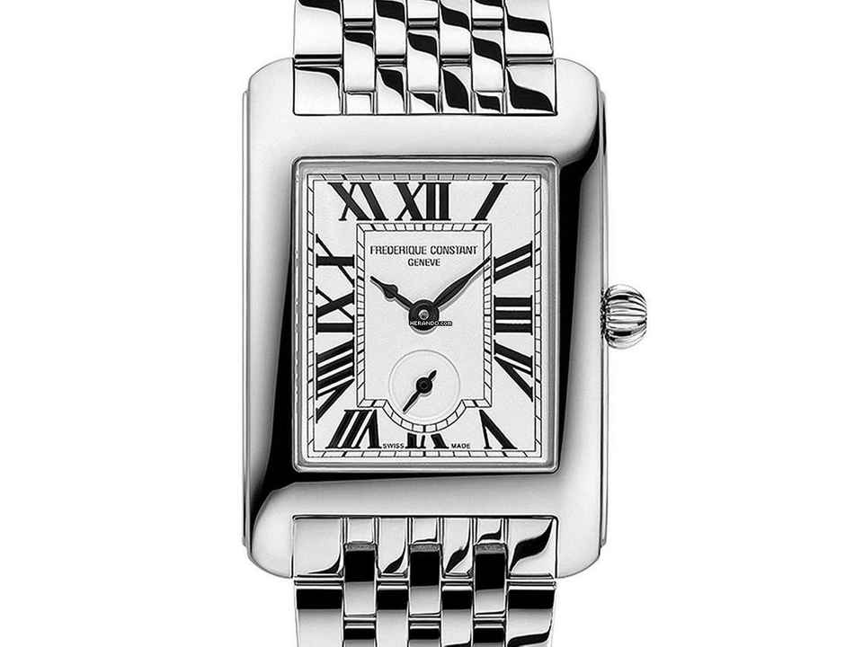  Frederique Constant Classics Carree Ref.FC-235S2C6B Full Set Neu 