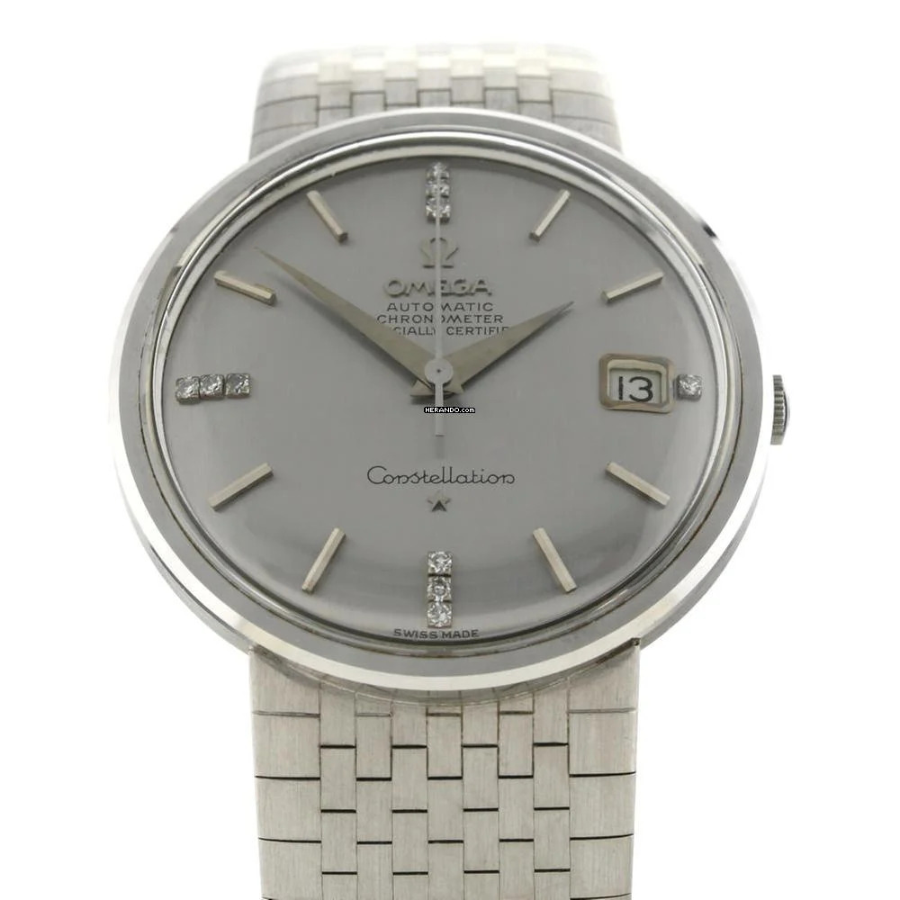 Omega Constellation Diamond Dial 18K Ref.7190 NOS </h1>