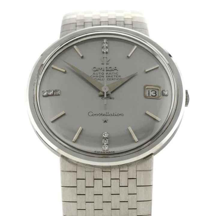  Omega Constellation Diamond Dial 18K Ref.7190 NOS </h1> 