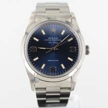Thumbnail von Rolex Air King 1997//34MM//BLUE DIAL 369//REF. 14000//LC100 # 644