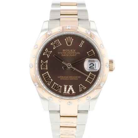  Rolex Datejust 31 Midsize Steel Everose Gold Diamonds </h1> 