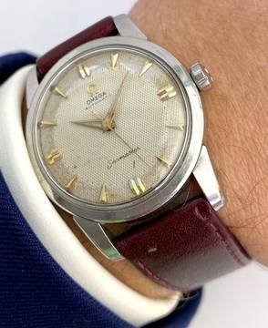  Omega Seamaster Serviced Seamaster Vintage Automatic Automatik Wonderful Honeycomb Dial 