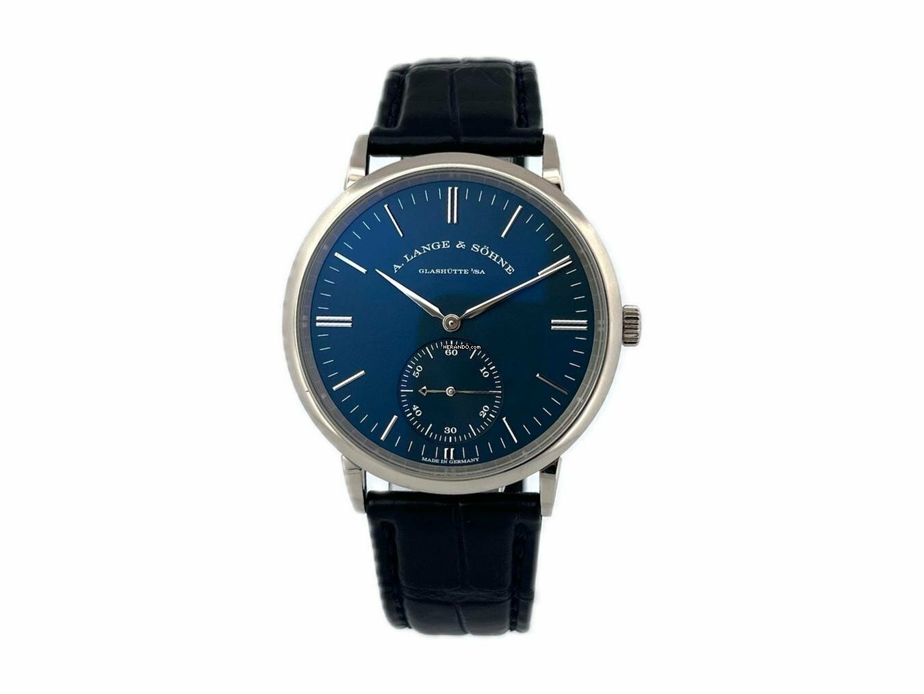 A. Lange & Söhne Saxonia Automatik Weißgold Ref. 380.028 </h1>