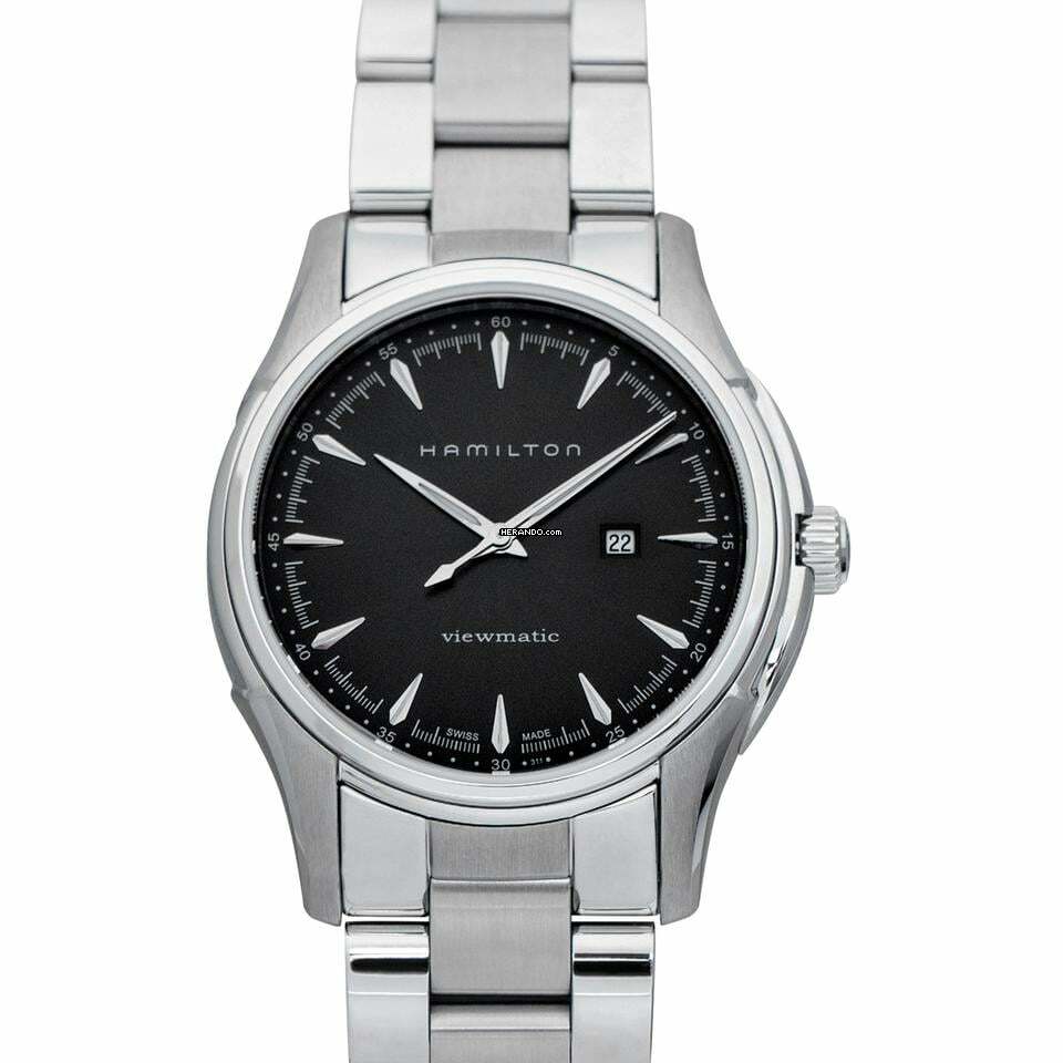 Hamilton Jazzmaster Viewmatic H32325131 - Jazzmaster Automatic Black Dial Stainless Steel Ladies Watch </h1>