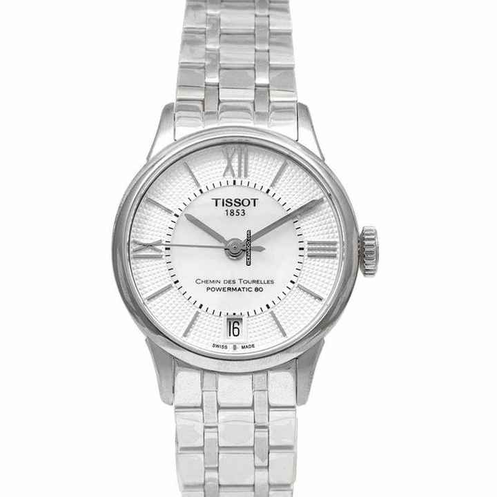  Tissot T099.207.11.118.00 - T-Classic Chemin Des Tourelles Powermatic 80 Lady Automatic Mother Of </h1> 