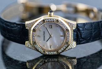 Thumbnail von Audemars Piguet Royal Oak Lady Diamond | 66797BA | Mother of Pearl dial | Yellowgold </h1>