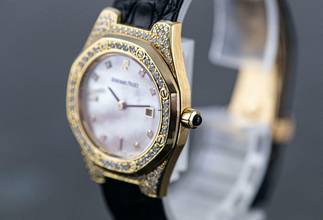 Thumbnail von Audemars Piguet Royal Oak Lady Diamond | 66797BA | Mother of Pearl dial | Yellowgold </h1>