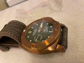 Thumbnail von Panerai Luminor Submersible Bronze 1950 ref. PAM00507 - neuwertig ohne Patina </h1>
