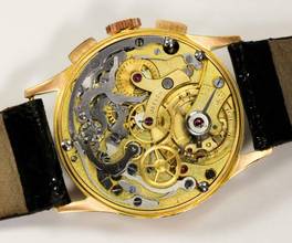 Thumbnail von Jaeger-LeCoultre Vintage Chronograph Tri-Compax 18K Rose Gold Vintage </h1>