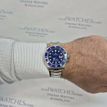 Thumbnail von Rolex Submariner Date Smurf Ouro Branco Cerâmica 40mm Completo