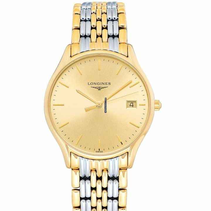  Longines Lyre L47592327 - Les Grandes Classiques Quartz Champagne Dial Stainless Steel Unisex Watch </h1> 