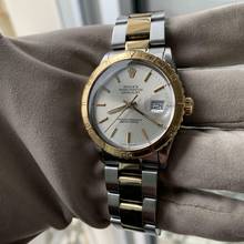 Thumbnail von Rolex Datejust Turn-O-Graph 16253 Turn-O-Graph Thunderbird Soleil silver dial Full Set 1985’s </h1>