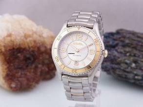 Thumbnail von Ebel X-1 X-1 Automatik Damenuhr Ø 34 Mm Edelstahl Mit 18k Rosegold Datum Saphirglas </h1>