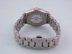 Thumbnail von Ebel X-1 X-1 Automatik Damenuhr Ø 34 Mm Edelstahl Mit 18k Rosegold Datum Saphirglas </h1>