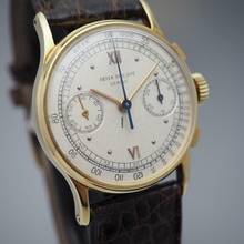 Thumbnail von Patek Philippe Chronograph Ref./Cal. 130 Gold 18k/750 from 1950