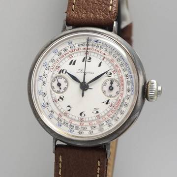  Longines Monopusher Chronograph Vintage Grands Prix 1926 Cal.13.33 very rare 
