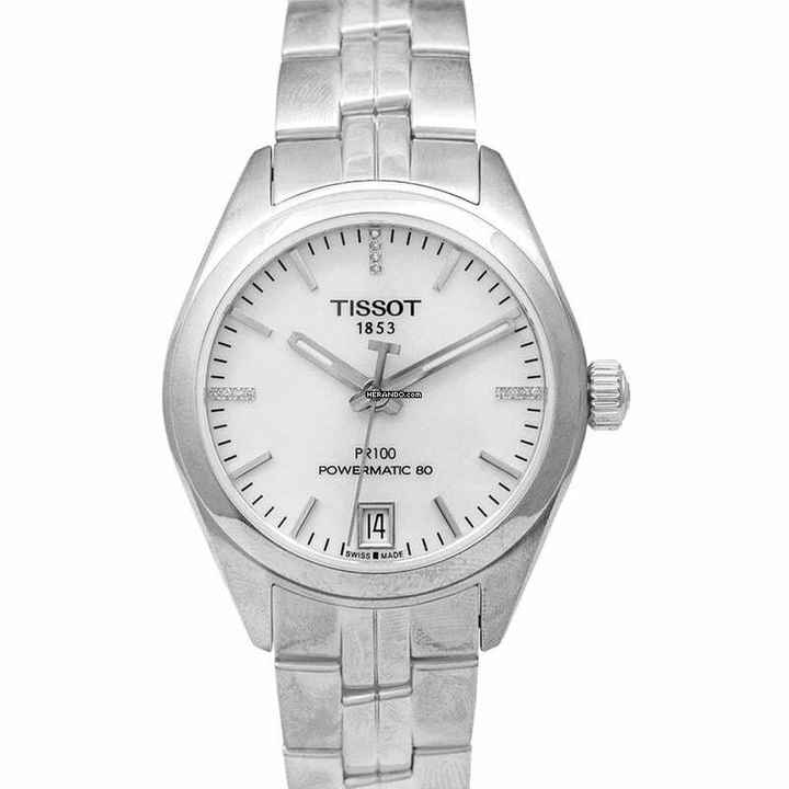  Tissot T101.207.11.116.00 - T-Classic PR 100 Powermatic 80 Lady Automatic Mother Of Pearl Dial La </h1> 