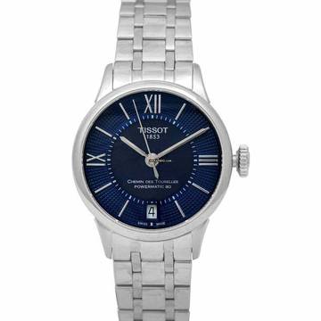  Tissot T099.207.11.048.00 - T-Classic Chemin Des Tourelles Powermatic 80 Lady Automatic Blue Dial </h1> 