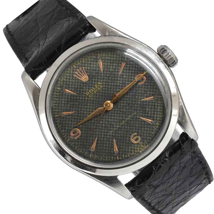  Rolex Oyster 6282 galvanic Explorer dial Honeycomb black to radium very rare 1951’s 