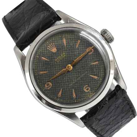  Rolex Oyster 6282 galvanic Explorer dial Honeycomb black to radium very rare 1951’s 