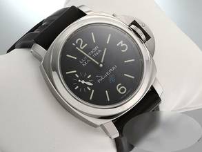 Thumbnail von Panerai Luminor Marina Base 44mm Pam00777 2019 Edelstahl Handaufzug Stahl Steel Black Dial </h1>