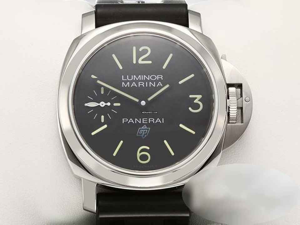  Panerai Luminor Marina Base 44mm Pam00777 2019 Edelstahl Handaufzug Stahl Steel Black Dial </h1> 
