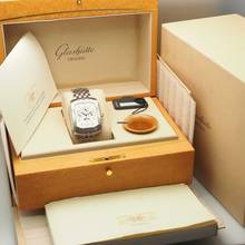 Thumbnail von Glashütte Original Senator Karrée Ewiger Kalender - Stahl Stahl Box/Papiere Full Set