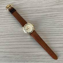 Thumbnail von Rolex Oyster Perpetual 34 6085 Bubbleback Explorer radium dial yellow gold 10KT 1951’s </h1>