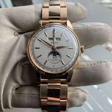 Thumbnail von Rolex Padellone 8171 Triple Date Moon Phase pink gold 18KT Full Set 1950’s </h1>