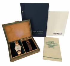 Thumbnail von Rolex Padellone 8171 Triple Date Moon Phase pink gold 18KT Full Set 1950’s </h1>