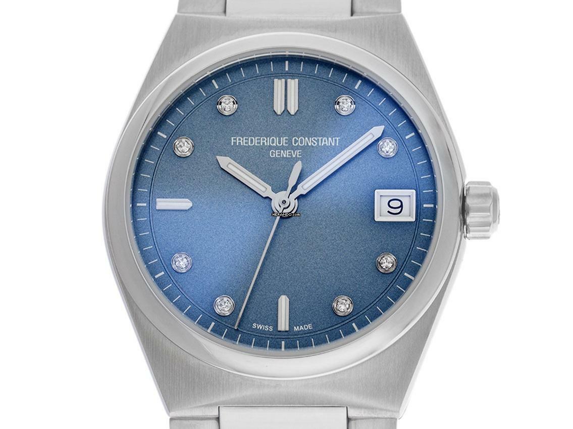  Frederique Constant Highlife Ladies Diamanten Ref.FC-240LND2NH26B Full Set Neu 