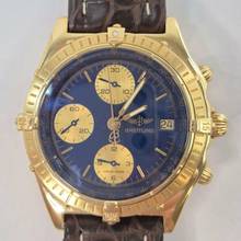Thumbnail von Breitling Chronomat Yellow Gold Blue Dial 39mm Automático Completo