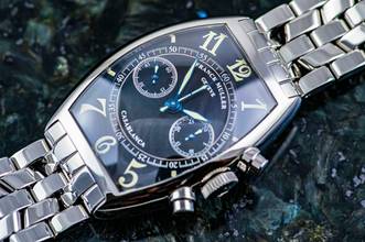 Thumbnail von Franck Muller Casablanca 5850C CC | Chronograph | Steel | FM Service 2021 </h1>