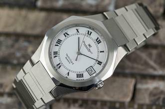 Thumbnail von IWC Yacht Club rare Jumbo Yacht Club II | 3012 | white dial | Gerald Genta | Steel </h1>