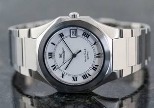 Thumbnail von IWC Yacht Club rare Jumbo Yacht Club II | 3012 | white dial | Gerald Genta | Steel </h1>