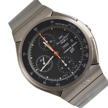  IWC Porsche Design IW3700 Chronograph Titanium Full Set 1982’s  