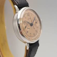 Thumbnail von Alpina Monopusher Chronograph Vintage 1940 RARE perf. condition </h1>