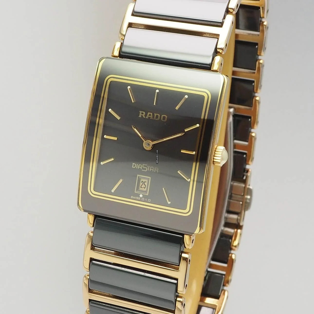  Rado Diastar Ceramic Gold 160.0281.3 TOP condition Revision/neues Werk von Rado 