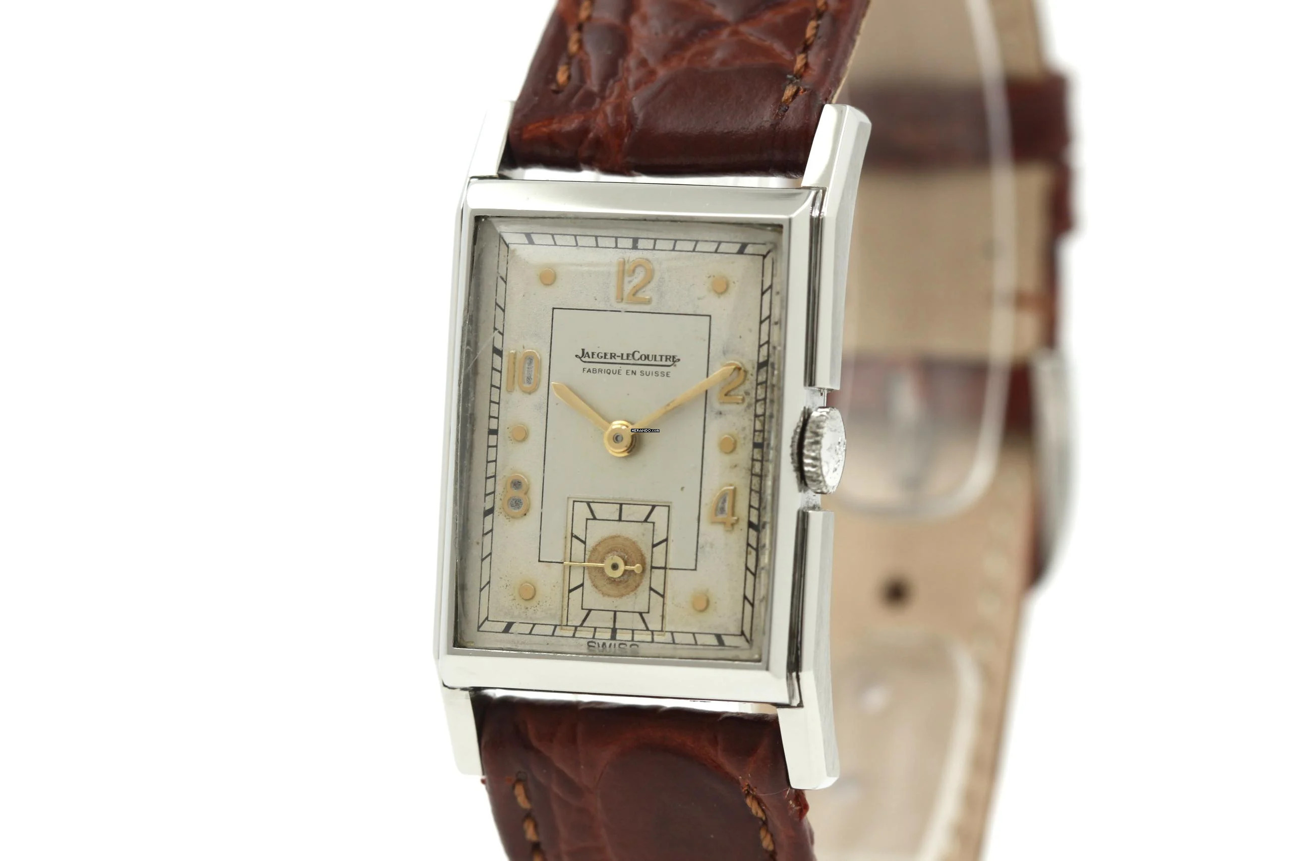  Jaeger-LeCoultre Tank Art Deco Caliber 438 Rectangular Tank 