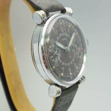 Thumbnail von Dogma Chronograph Vintage um 1940 Schaltrad Chronograph RARE LUGS