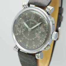 Thumbnail von Dogma Chronograph Vintage um 1940 Schaltrad Chronograph RARE LUGS