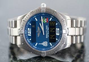 Thumbnail von Breitling Aerospace very rare Aerospace CAW | E75362 | Titanum | 50 Exemplars | 2006 </h1>